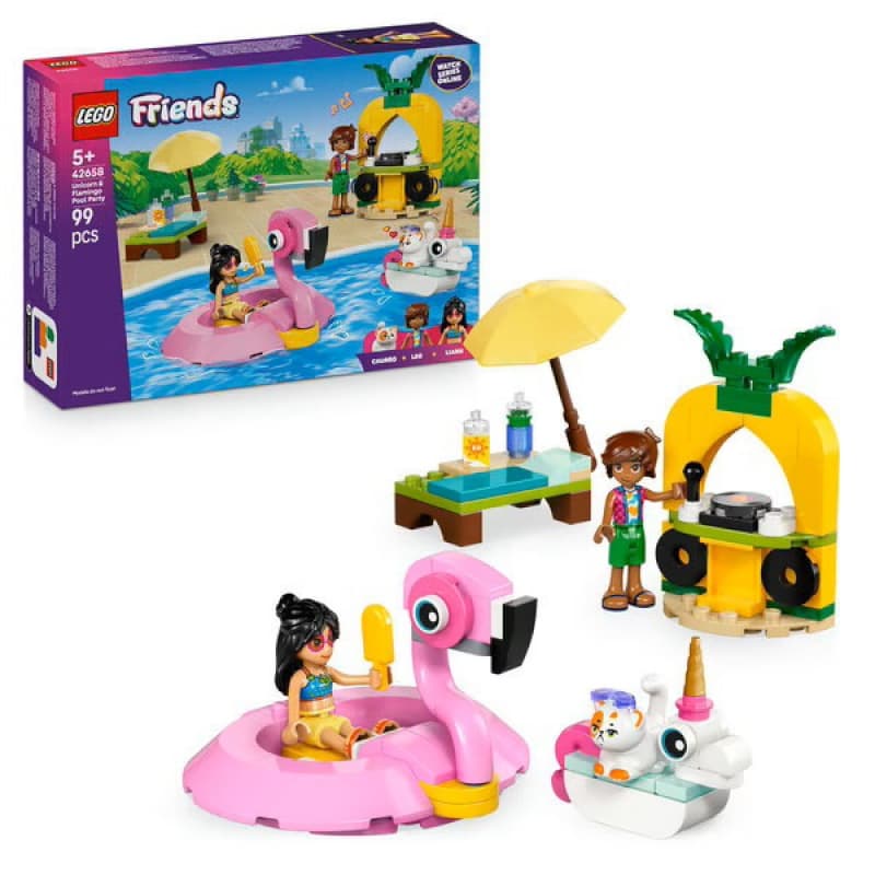 Fri 42658 Fete Piscine, briques lego friends 25-10
