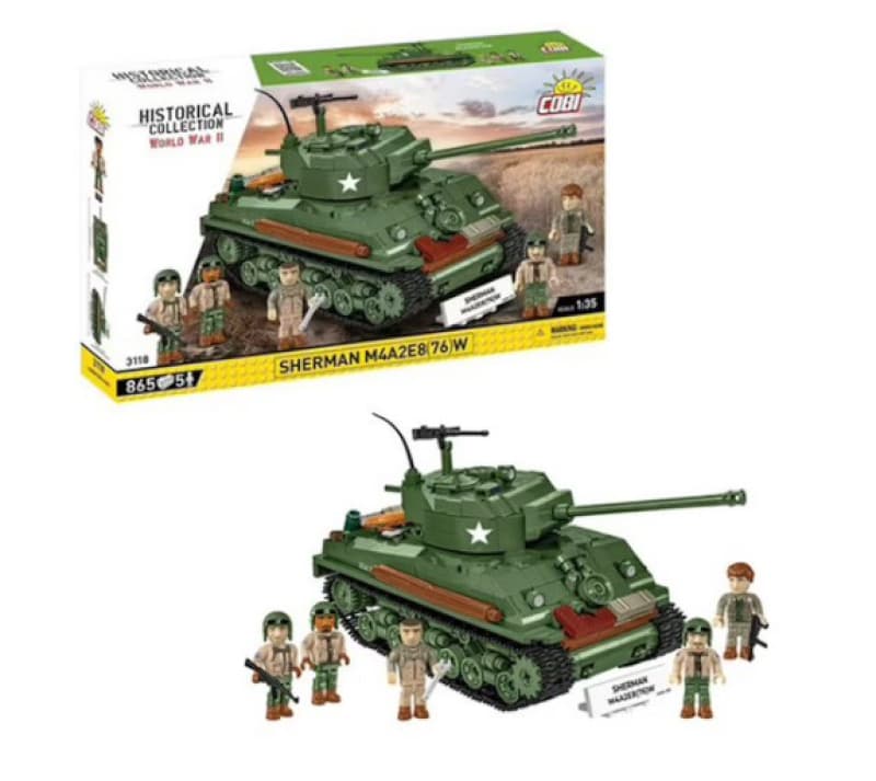 Sherman M4a2e8 1:35 Kdc, oui corner militaire non 25-10
