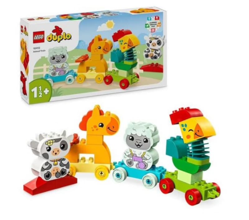 Dupl 10412 Train des Ani, briques lego duplo 25-10