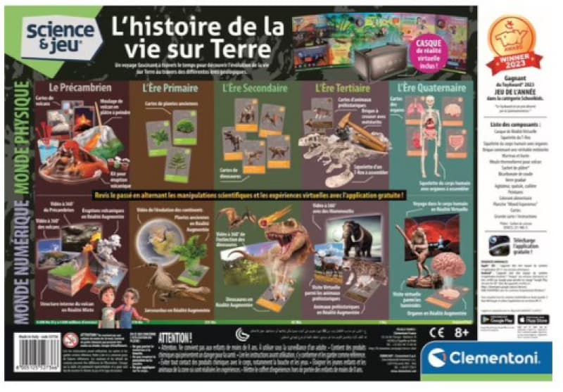 Histoire de la Terre Mg, non scientifique clementoni 25-10 — vue 2 sur 3