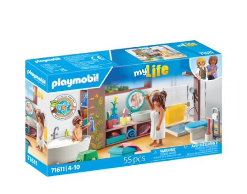 71611 Sdb Baignoire, my life playmobil 25-10
