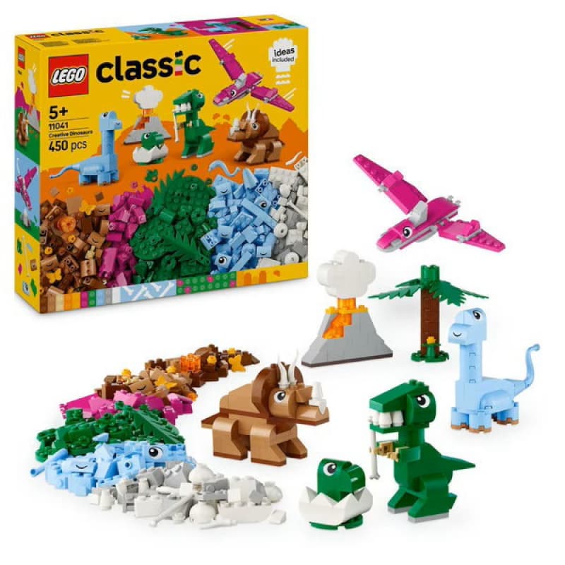 Class 11041 les Dinosaure, briques lego classic 25-10