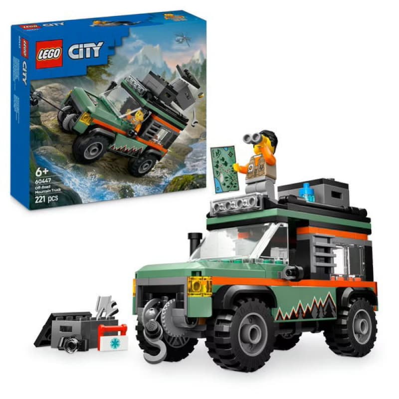 City 60447 Camion 4x4 Tt, briques lego city 25-10