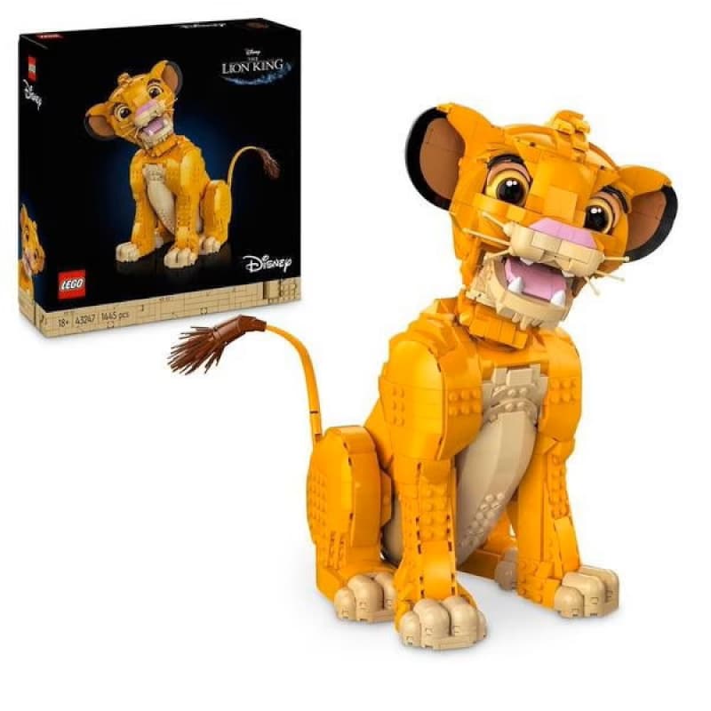 Dis 43247 Simba Roi Li Kd, kidult briques lego disney 25-10