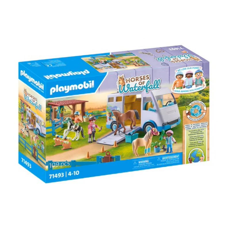 71493 Van Cheval Poneys, equitation playmobil 25-10