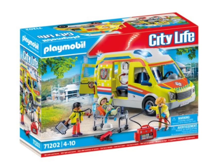 71202 Ambulance Effets Lu, action heroes playmobil 25-10