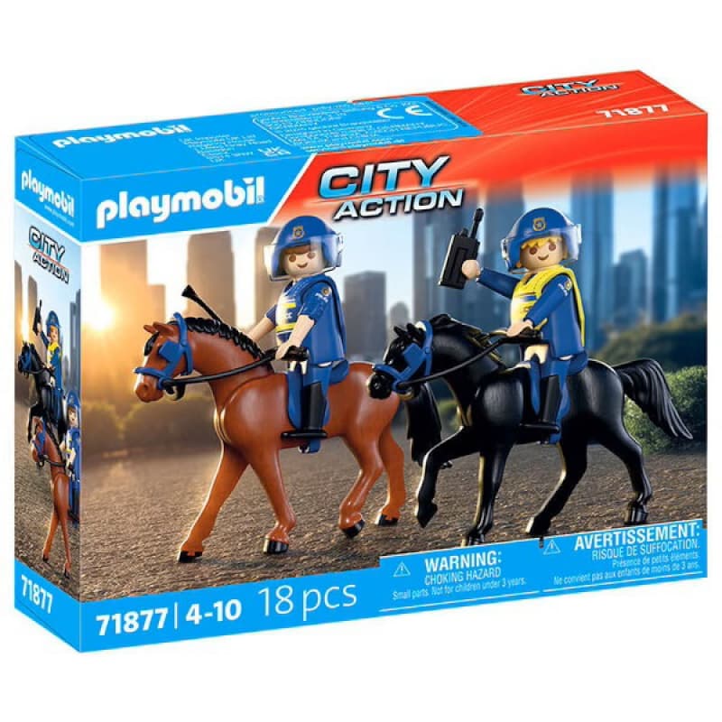 71877 2 Policiers, action heroes playmobil 25-10