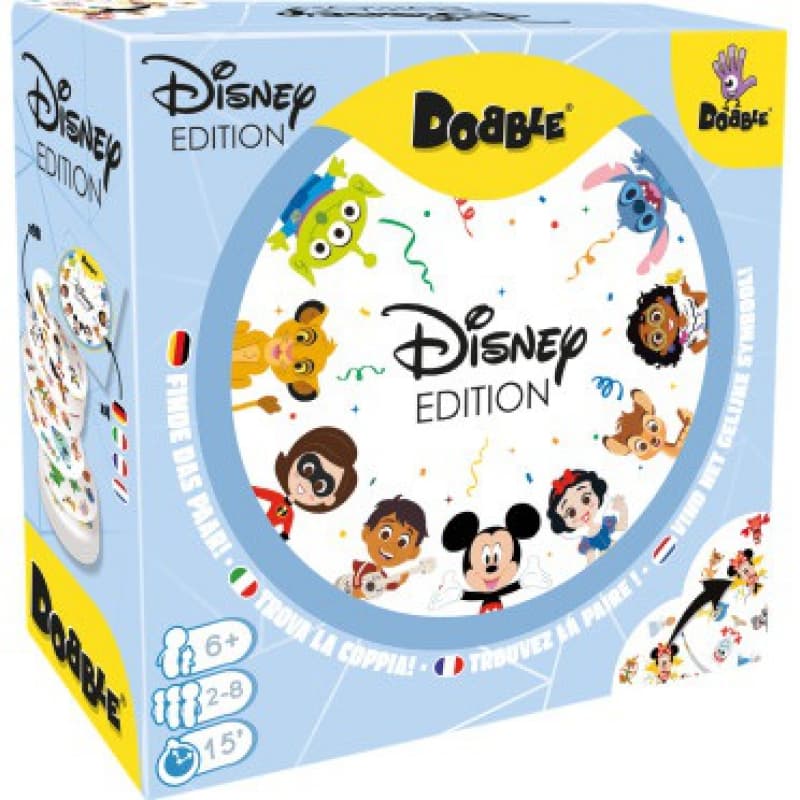 Dobble : Disney 100 Years, non jeux famille asmodee jeux 25-10 — vue 1 sur 2