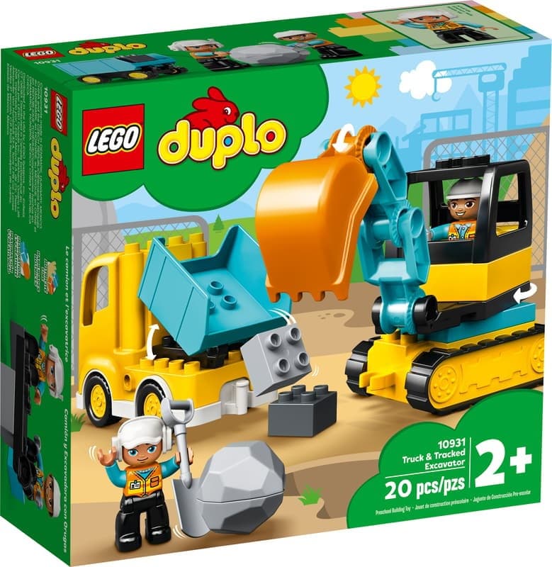 Dupl 10931 Camion et Pell, briques lego duplo 25-10