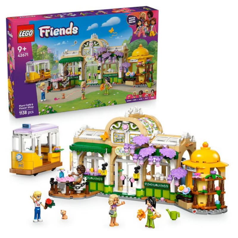 Fri 42671 Cafe des Plante, briques lego friends 25-10