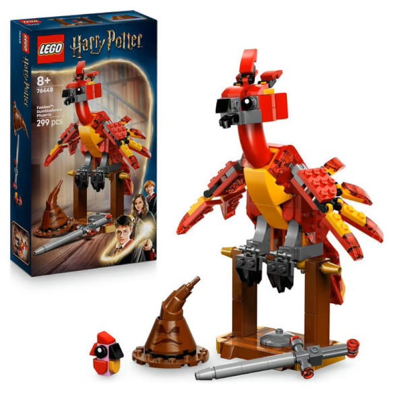 Hp 76448 Fumseck Phenix, briques lego harry potter 25-10