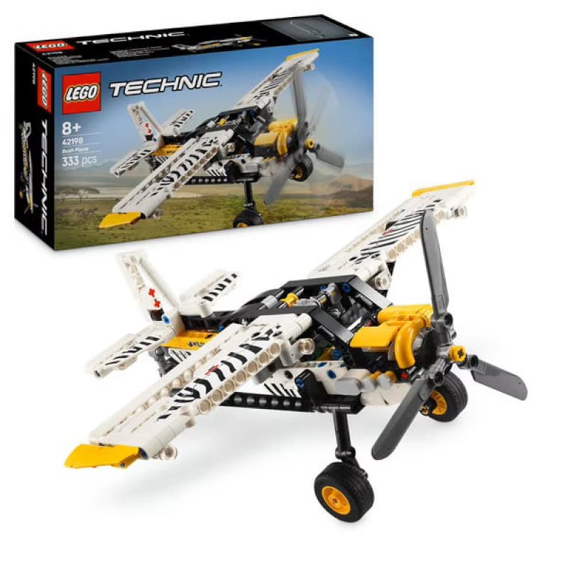 Tech 42198 Avion Brousse, briques lego technic 25-10