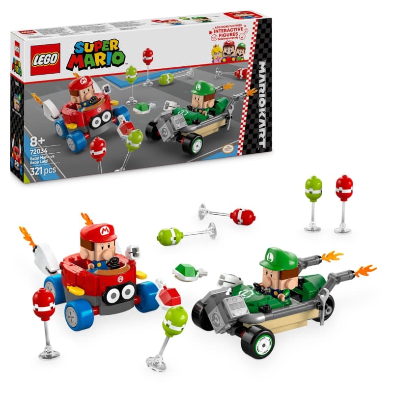 Mario 72034 Mario Luigi, briques lego super mario 25-10