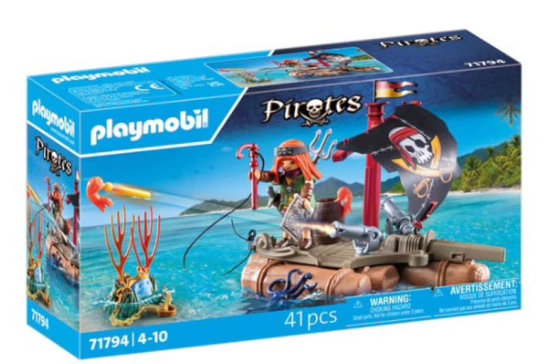 71794 Pirate+radeau Flott, adventure playmobil 25-10