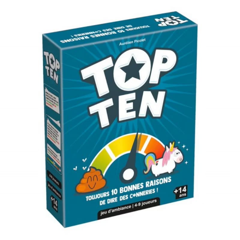 Top Ten Kd, oui jeux d'ambiance asmodee jeux 25-10 — vue 1 sur 2