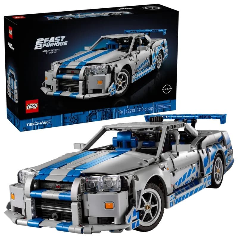 Tech 42210 Nissan Sky Kd, kidult briques lego technic 25-10