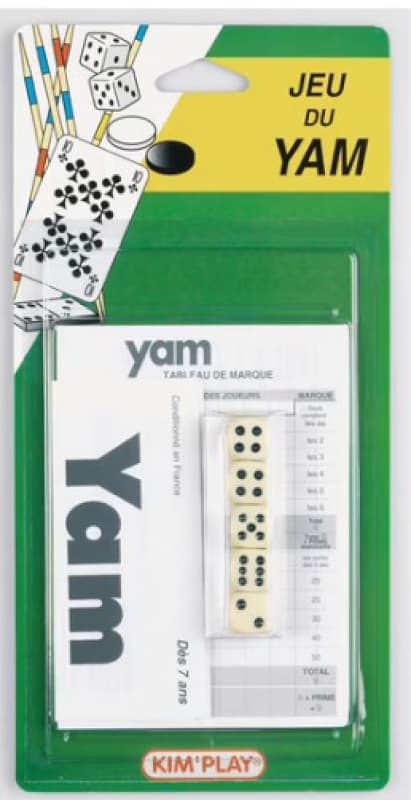 Jeu de Yam, des + Bloc Mg