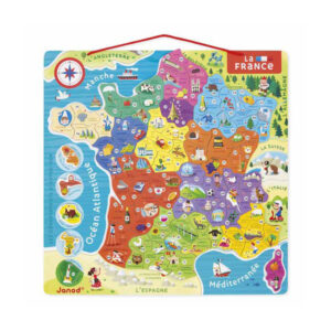 Puzzle France magnétique