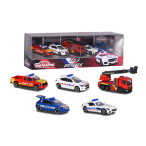 Coffret 5 voitures SOS Majorette premium