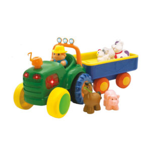 Tracteur avec remorque