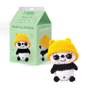 Minigurumi panda