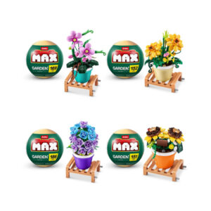 Coffret 4 boules Zuru MAX - Plantes en pots (658 briques)