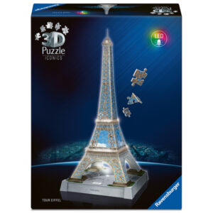 Puzzle 3D ICONICS - Tour Eiffel illuminée