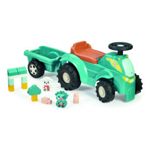 Tracteur garnis avec remorque