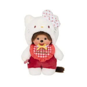 Monchhichi x Hello Kitty blanc