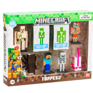 Pack de 8 figurines Toppeez Minecraft