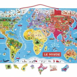 Puzzle monde magnétique